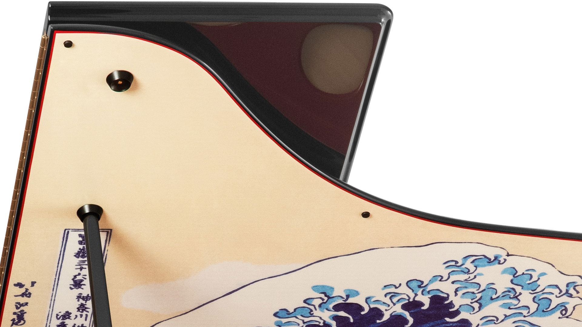 The Great Wave off Kanagawa Bosendorfer grand piano